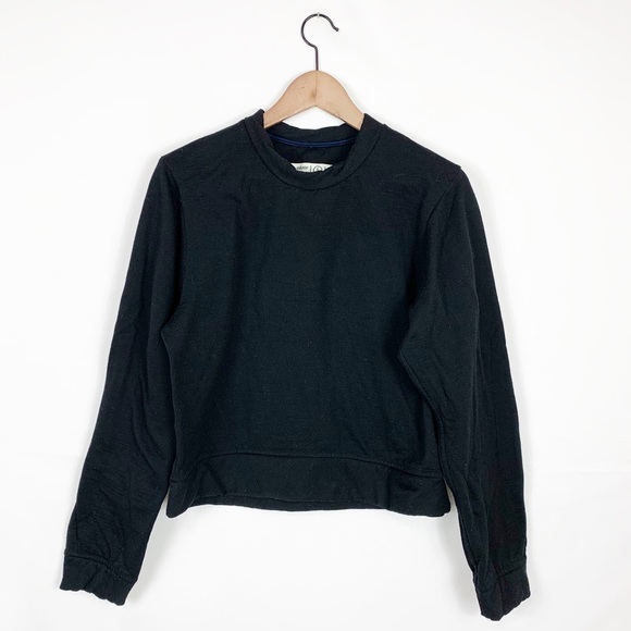 Outdoor Voices Sweaters - Outdoor Voices Black Crop Sweater
